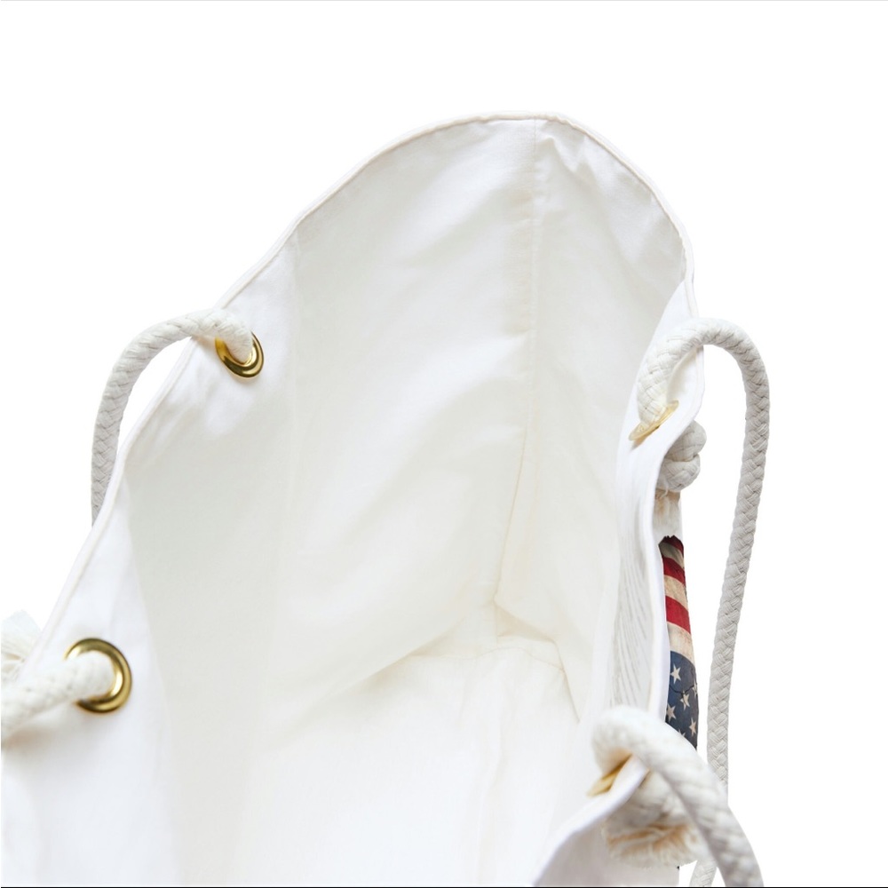 Tote | skull | patriot | bag | travel | vacation - Picture 4 of 4